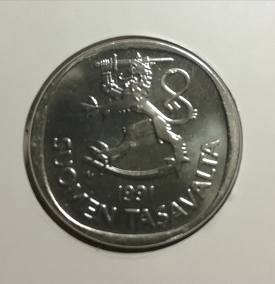 1 mk 1991, UNC