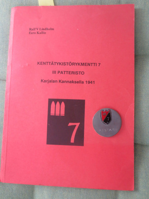 KTR 7 Kirjanen Kannaksella 1941 Asevelimerkin kanssa