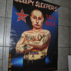 Sleepy Sleepers - Putin-aiheinen rock-juliste, nimmari - pikkukuva 1