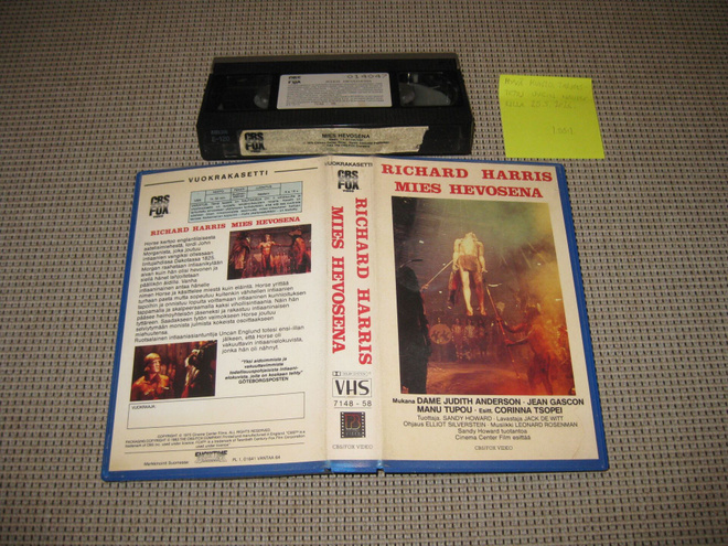 Mies Hevosena-VHS (FIx, Showtime, Richard Harris, 1970)