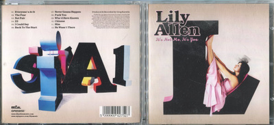 LILY ALLEN . CD-LEVY . HIS NOT ME , IT´S YOU