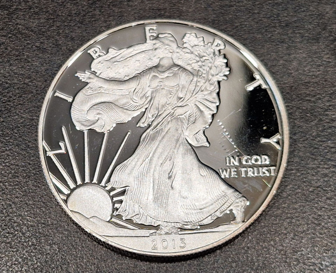 1 oz 999 Hopea raha American Silver Eagle 2013 W one dollar
