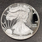 1 oz 999 Hopea raha American Silver Eagle 2013 W one dollar - pikkukuva 1