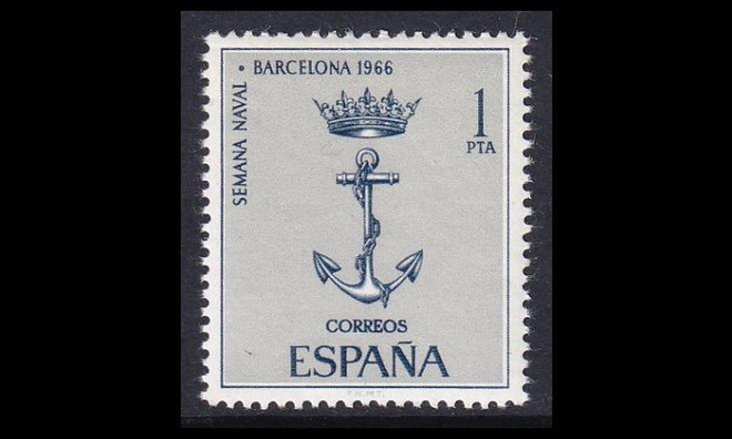 Espanja 1624 ** Barcelonan laivastoviikko (1966)