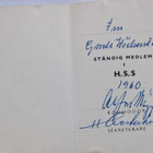 VANHA Jäsenkortti HSS Helsinki Purjehdusseura 1960 - pikkukuva 2