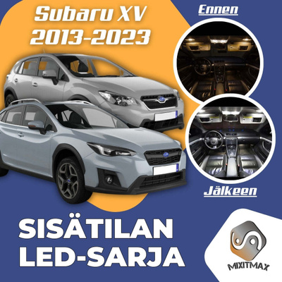 Subaru XV Sisätilan LED-sarja 8-osainen