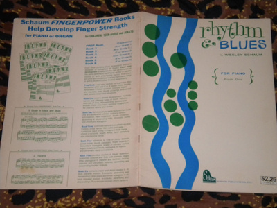 Nuottikirja - RHYTHM & BLUES for Piano - 1965