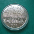 100 mk hopea juhlaraha  Jean Sibelius - 1999 - pikkukuva 2