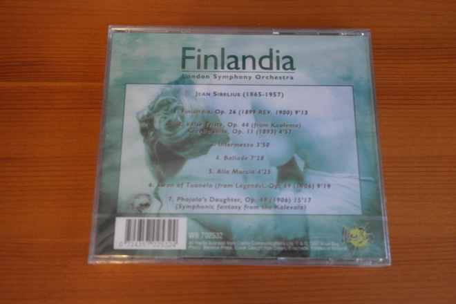 London Symphony Orchestra:Finlandia CD.UUSI!