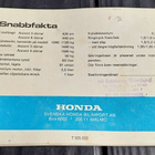 HONDA ACCORD 1984 käsikirja ruotsinkielinen instruktionsbok - pikkukuva 4