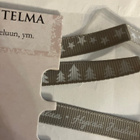Askarteluun kangasnauhaa 3 metriä jouluaihe, tähtikuvio - pikkukuva 2