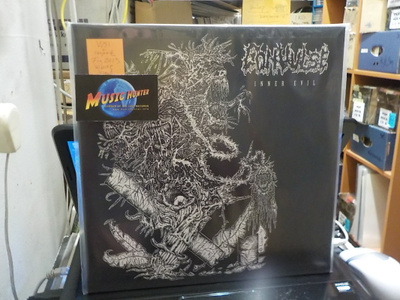 CONVULSE - INNER EVIL LP FIN 2013 WHITE VINYL + INSERT UUSI+
