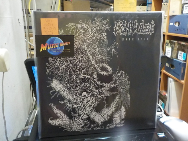 CONVULSE - INNER EVIL LP FIN 2013 WHITE VINYL + INSERT UUSI+