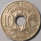 France. 10 centimes 1924. - pikkukuva 1