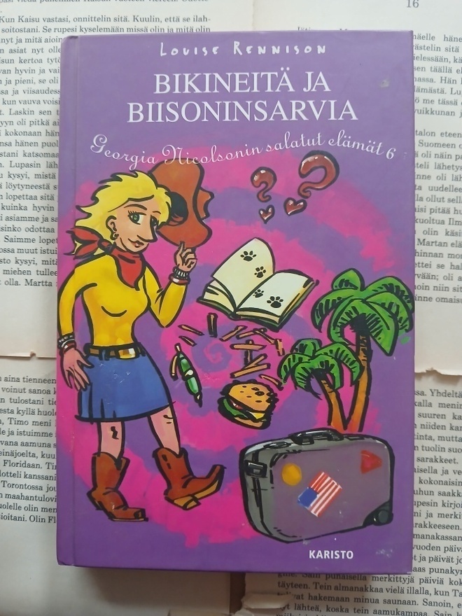 Louise Rennison - Bikineitä ja biisoninsarvia (sid.)
