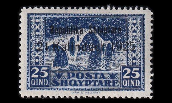Albania 115 * Tasavallan julistaminen 25 Q (1925)