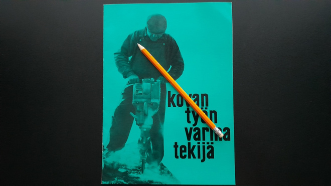 Pionjär Kallioporakone esite vihko (1961)