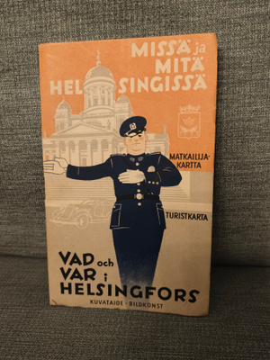 Helsinki matkaililijakartta 1945