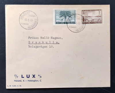 1949 FDC Metsäkongressi