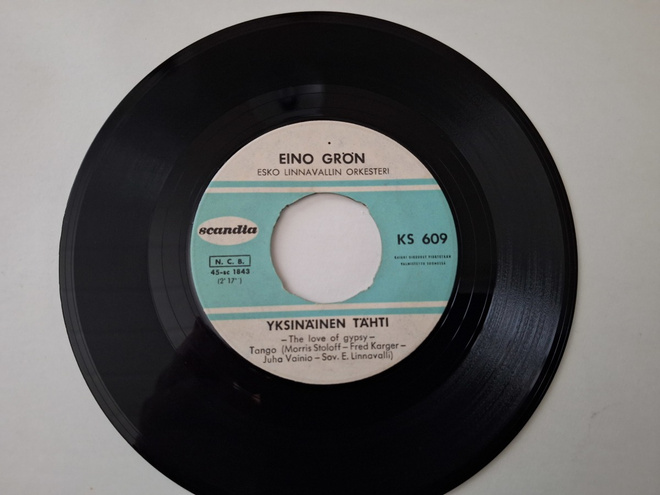 EINO GRÖN - YKSINÄINEN TÄHTI 7 " Single