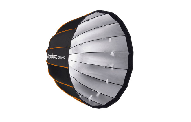 Godox QR-P90 pikakäyttö 90 cm softbox Bowens-kiinnityksellä