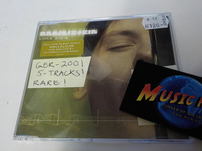 RAMMSTEIN - LINKS 2-3-4 SAKSA 2001 PAINOS 5 TRACK CDS