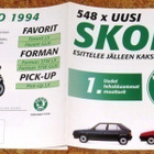 1994 Skoda Favorit Forman jne esite - suom - KUIN UUSI - pikkukuva 2