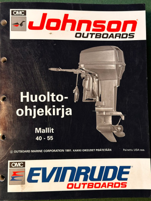 Evinrude/Johnson 40-55 hv  suomenkielinen korjauskirja