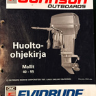 Evinrude/Johnson 40-55 hv  suomenkielinen korjauskirja - pikkukuva 1