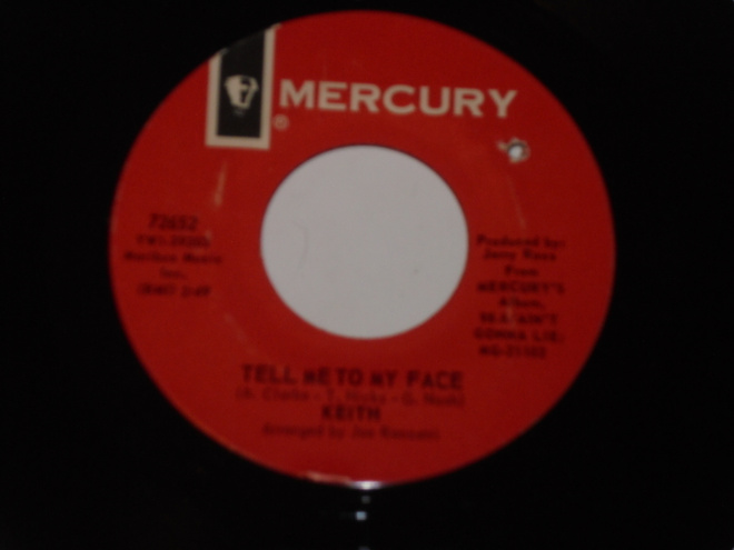 7" KEITH - Tell Me To My Face - single -67 pop rock EX