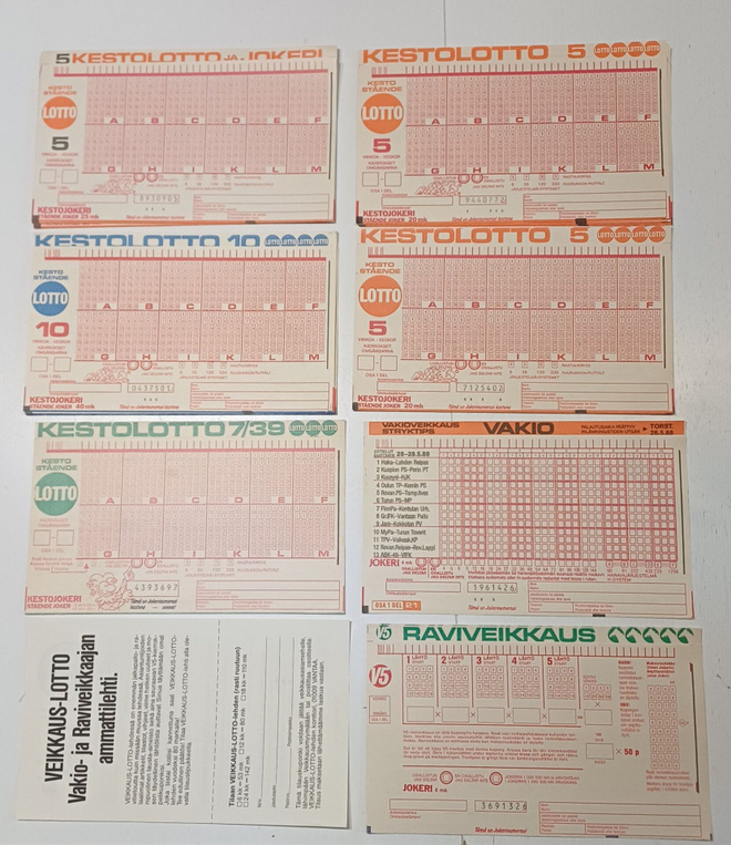 Kestolotto, vakio ja raviveikkaus kuponkeja