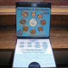 SAN MARINO 2004 BU-sarja 1c-2e + 5e hopearaha ag.925 - pikkukuva 3