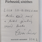 Sandor Csoori : Parbeszed, sötetben (signeerattu, tekijän... - pikkukuva 2