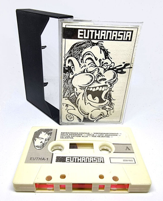EUTHANASIA - Ämpäri päässä… C-KASETTI (suomi HC punk 1988)