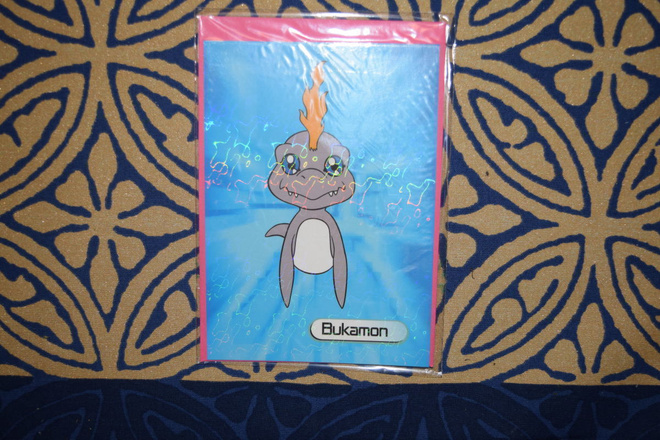Postikortti Digimon digital monsters + kirjekuori bukamon