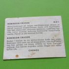 ROBINSON CRUSOE CHYMOS keräilykuva N:o 1 - pikkukuva 2