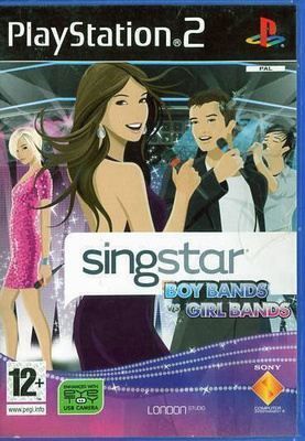 * SingStar Boy Bands Vs Girl Bands PS2 PAL Lue Kuvaus