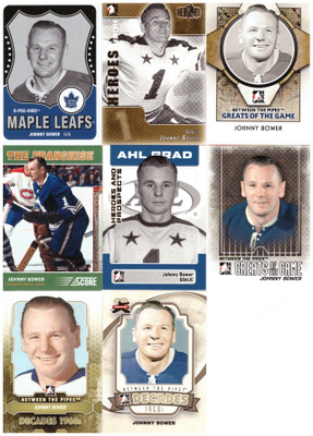 8 x Mv Legenda JOHNNY BOWER Toronto Maple Leafs