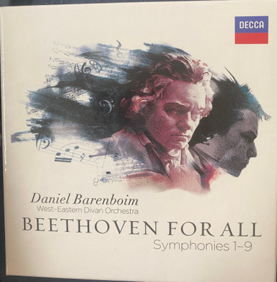 Beethoven Symphonies 1-9 5cd Daniel Barenboim UUSI