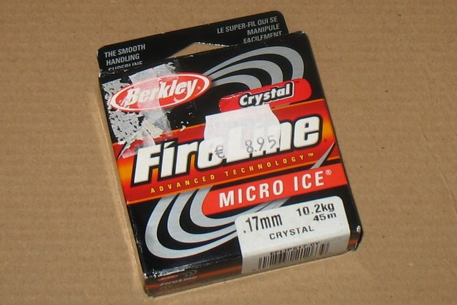 Kuitusiima Fireline 0.17 crystal, pieni rulla