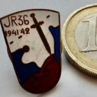 VANHA Ruuvimerkki Aseveli Rähinäremmimerkki JR36 1941-42Pien - pikkukuva 1