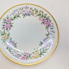 Bing & Grøndahl kukkalautanen, kultareuna, 23 cm - pikkukuva 2