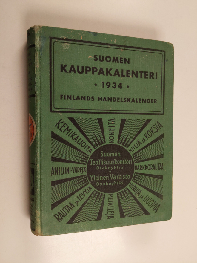 Suomen kauppakalenteri Finlands handelskalender 1934