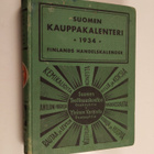 Suomen kauppakalenteri Finlands handelskalender 1934 - pikkukuva 1