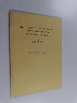 The competitive position of the finnish paper industry in...