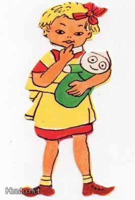 EO 102 / Peppi Pitkätossu - Annika ja nukke.