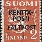 1943 KP 2 mk lisäp.kenttätyyppi 11 leimattu LaPe KP 4 kt 11 - pikkukuva 1