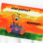 "°JOTAIN PUUTTUU? NUMMERO!° -KORTTI /PAPRON (BoBo) - pikkukuva 1