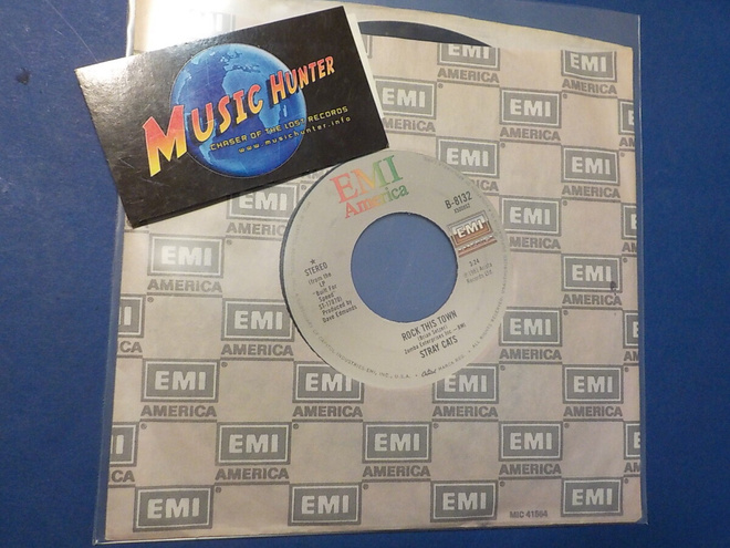 STRAY CATS - ROCK THIS TOWN / YOU CAN'T HURRY LOVE 7''