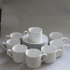 Valkoiset kahvikuppiparit 8 kpl, Kaj Franck, Arabia - pikkukuva 1